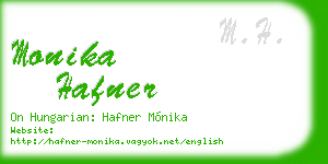 monika hafner business card